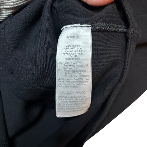 Madewell Black Cotton Blend Button Front Cardigan Sweater XS NWT - Picture 5 of 6